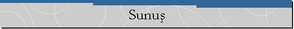 Sunuş