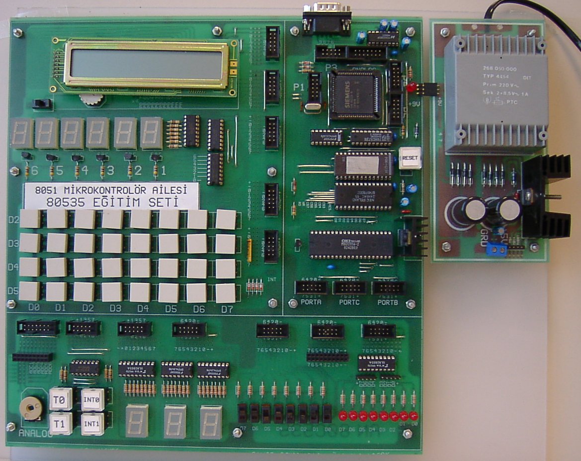 Siemens 80C535 based teaching set